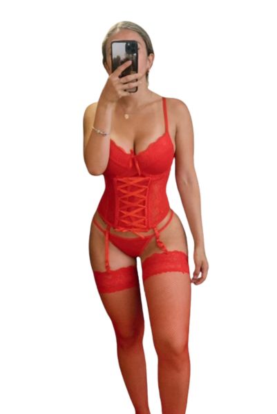 Corset Samantha Rojo